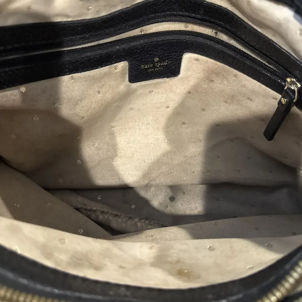 Kate Spade Black Gold Coast Maryanne Tote Bag